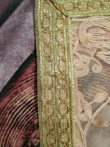 Beautiful Partywear Peach Dupatta