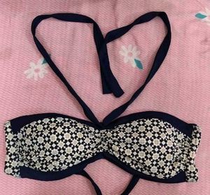 Boho Navy & White Bikini