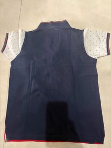 2 Kids Polo Shirts - Red &amp; Blue