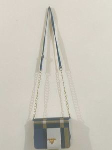 Stylish Plaid Crossbody Bag