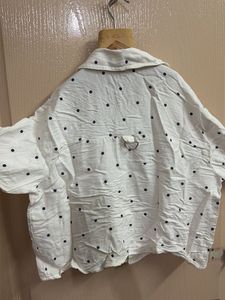 polka dot shirt