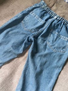 denim striped jean | women