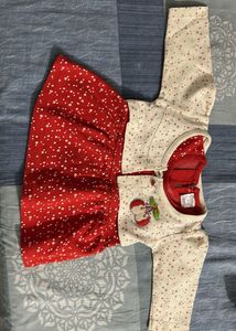 Adorable Cherry Print Baby Dress