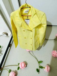 Unisex New 🌟Yellow Double-Breasted Jacket