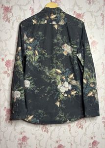 Dark Floral Print H&amp;M Men's Shirt