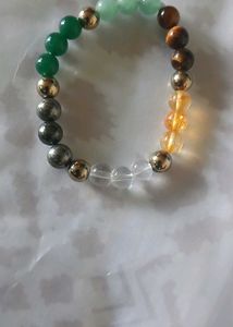 Gemstone Bracelet For Abundance in AURA