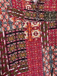 Vibrant Patchwork Print Kurta