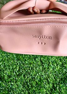 smyteen Cute Pink Bow cosmetics bag