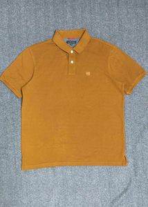 Men's Casual Mustard Polo Shirt