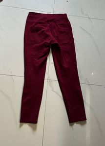 Stylish Maroon Trousers