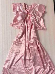 Pink Satin Nightdress