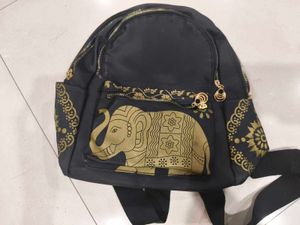 Boho Elephant Print Backpack