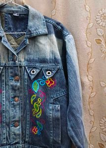 Embroidered Denim Jacket