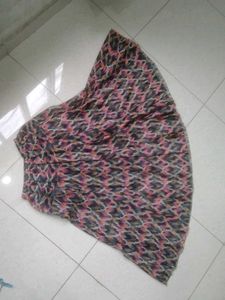 Vibrant Print Ethnic Skirt