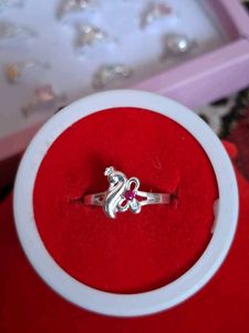 Peacock Design Silver Ring