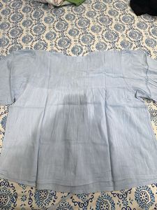 Vero Moda Blue Casual Tunic Top