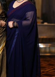 Blue Saree