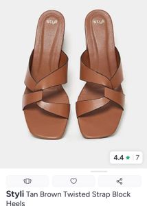 Chic Brown Block Heels