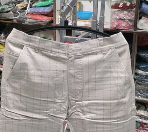 Men's Checked Casual Pants