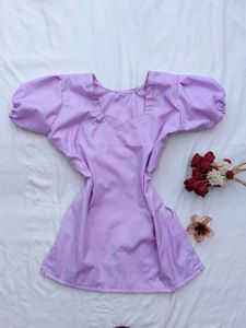 Lilac Corset back kurti 🪻🫶
