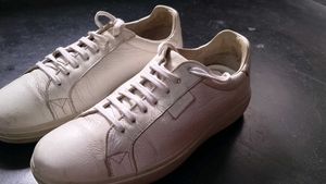 Classic White Leather Sneakers