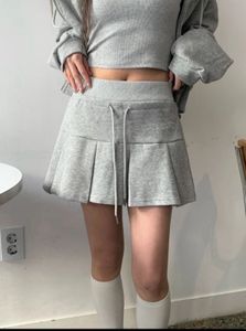 acubi pleated skirt with attached shorts