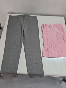 Denim Jeans + 2 shirts +1 pant + k