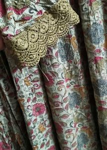 Floral Cursh Kurta with duppata set