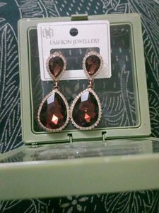 Elegant Teardrop Crystal Earrings