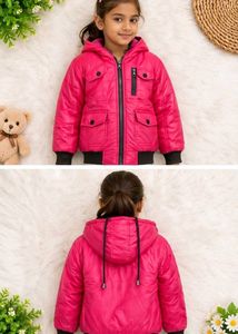 Girls Pink Winter Jacket