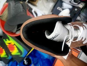 Nike Men's Brown &amp; White High-Top Sneakers
