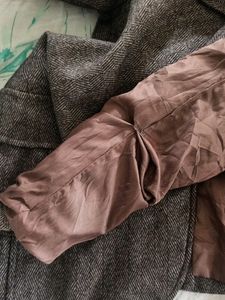 Premium Wool Blend Blazer Coat
