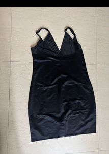 Chic Black Velvet Mini Dress