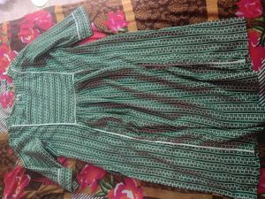 Stylish Green Printed Kurta