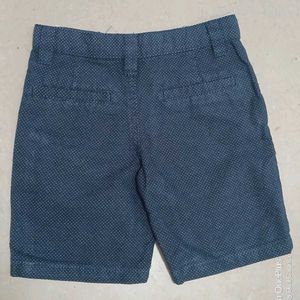 Navy Polka Dot Shorts
