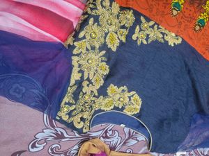 Embellished Navy Blue Lehenga Choli