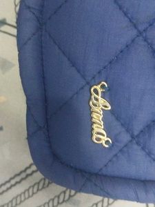 exotic blue Clutch bag