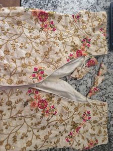 Embroidered Silk Blouse