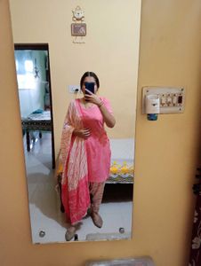 strawberry color suit