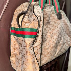 Stylish GG Patterned Travel Bag