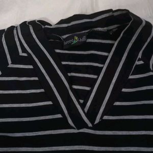 Black And White Striped Shirt