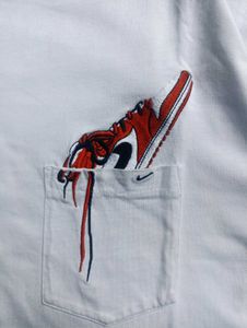 Nike White Graphic Pocket T-Shirt