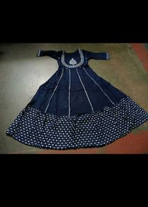 Stylish Embroidered Anarkali Kurta