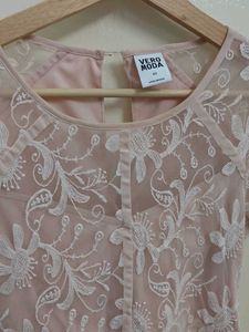 Elegant Lace Overlay Dress