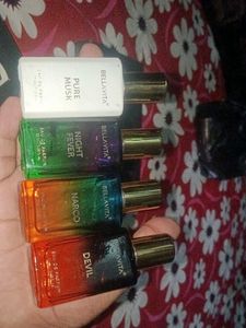 Unused BELLAVITA Pack of 4 purfume Unisex