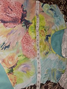 Colorful Layered Sheer Top
