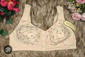Floral Print Comfort Bra(5XL)