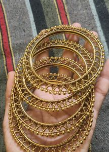 Premium Quality Golden Kada Bangals