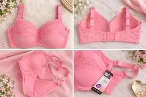 Pretty Pink Lace Bra
