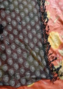 🖤 Dupatta Black Color  🖤